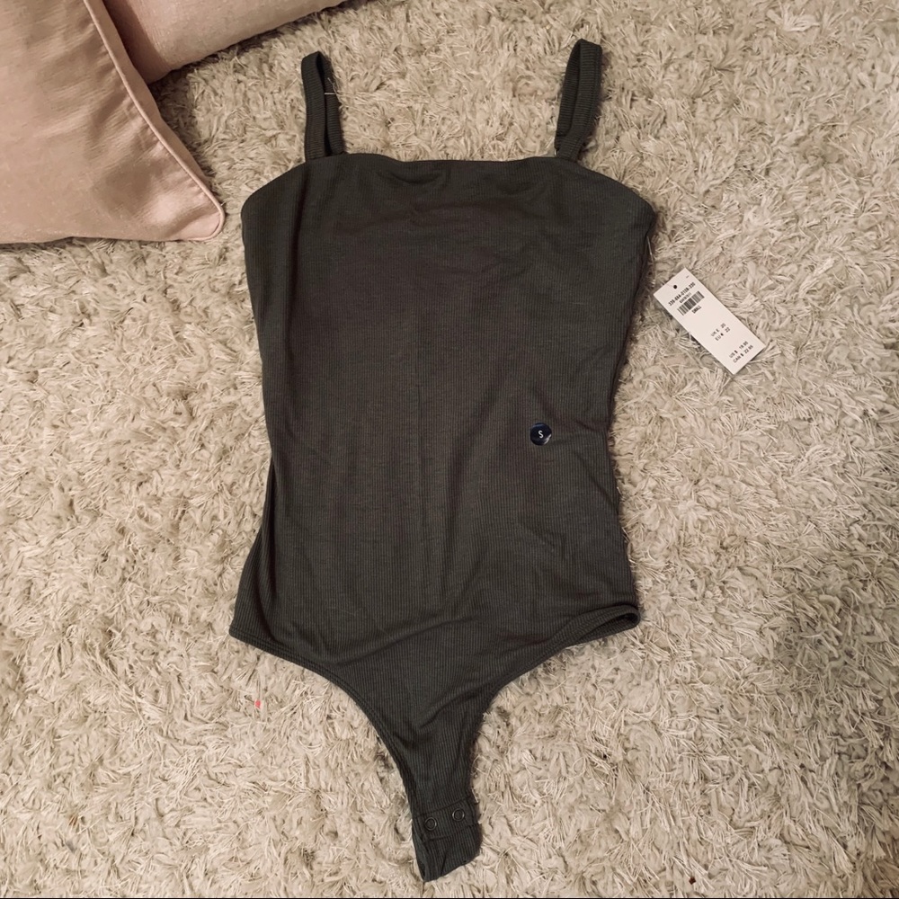 NWT Army Green Bodysuit Size Small